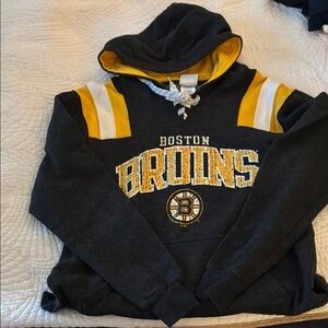 Boston Bruins Black and Yellow Men's Sweater